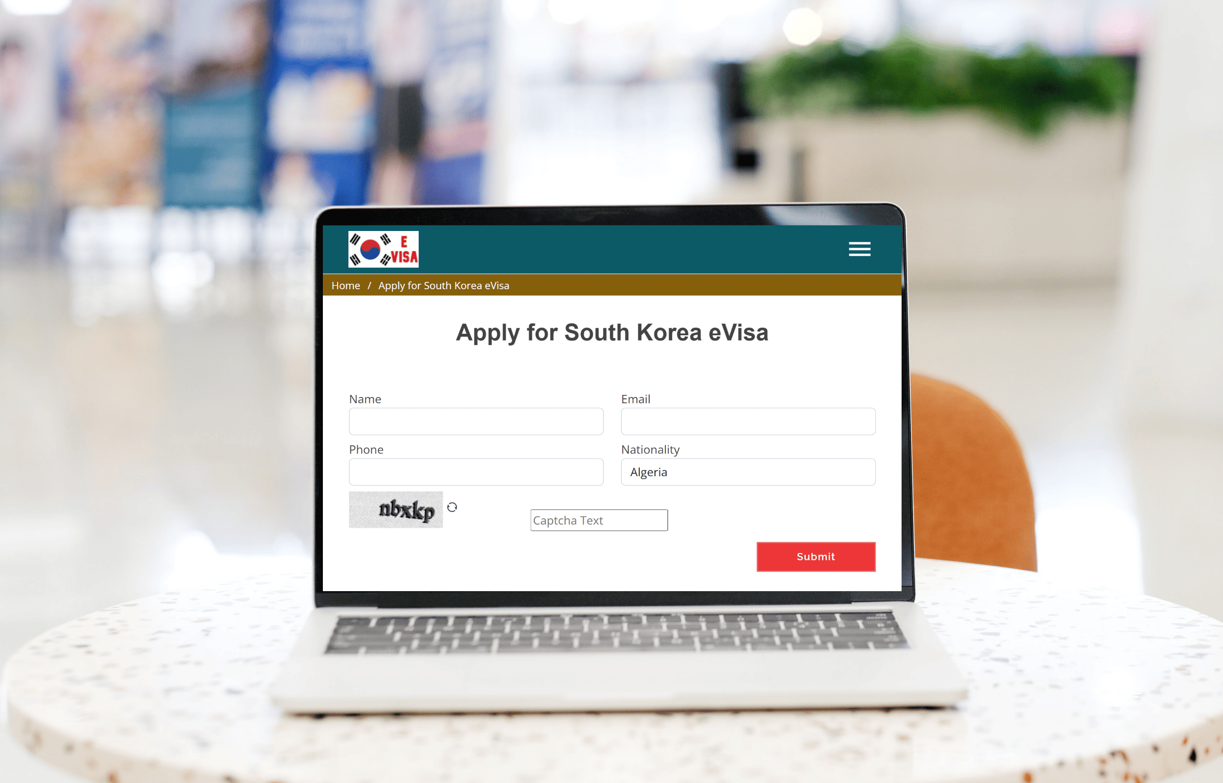 South Korea Application Evisa