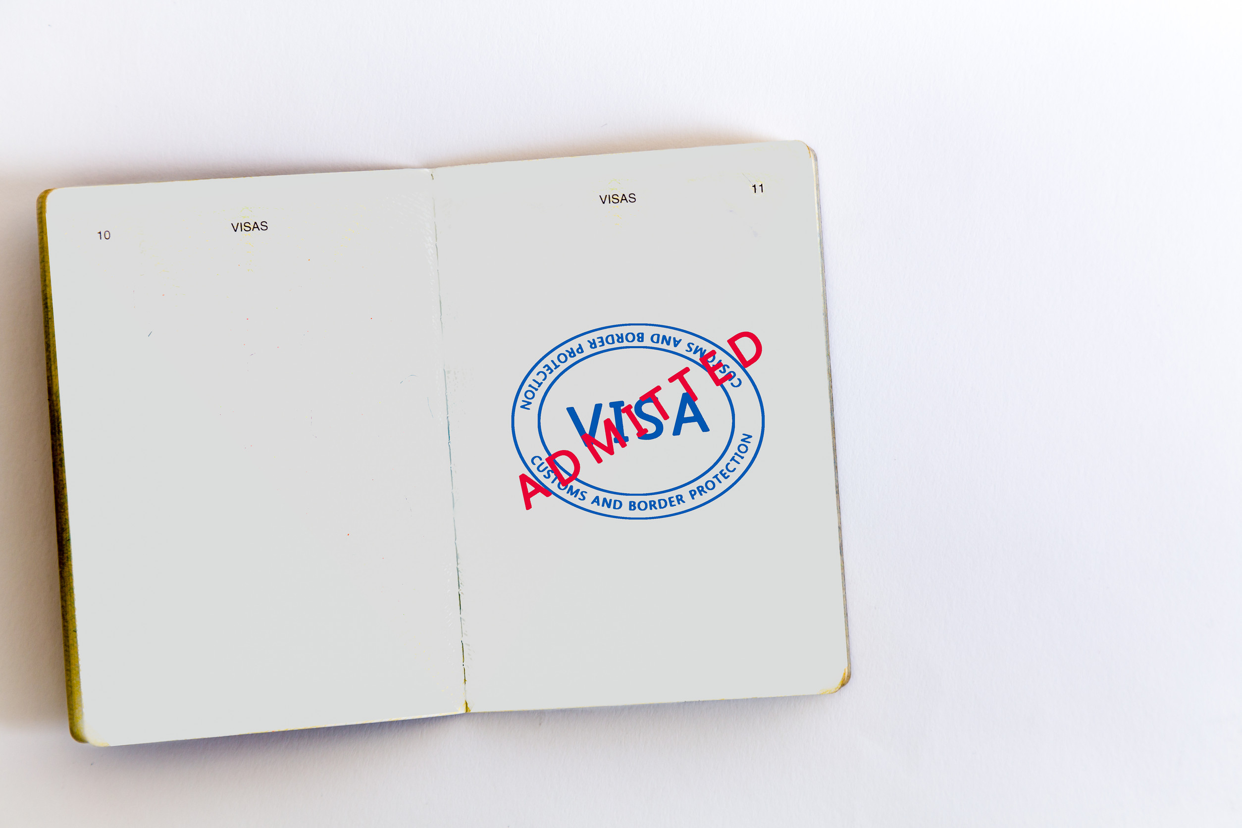 Visa Admitted Customs Stamps In Passport Original Design Visa Admitted Customs Stamps In Passport Original Design