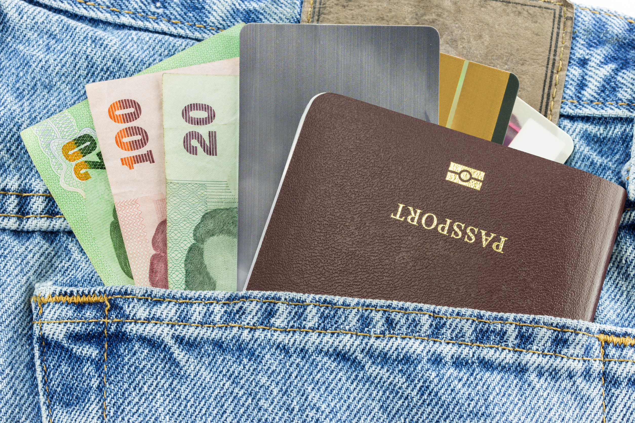 Traveling Documents And Money